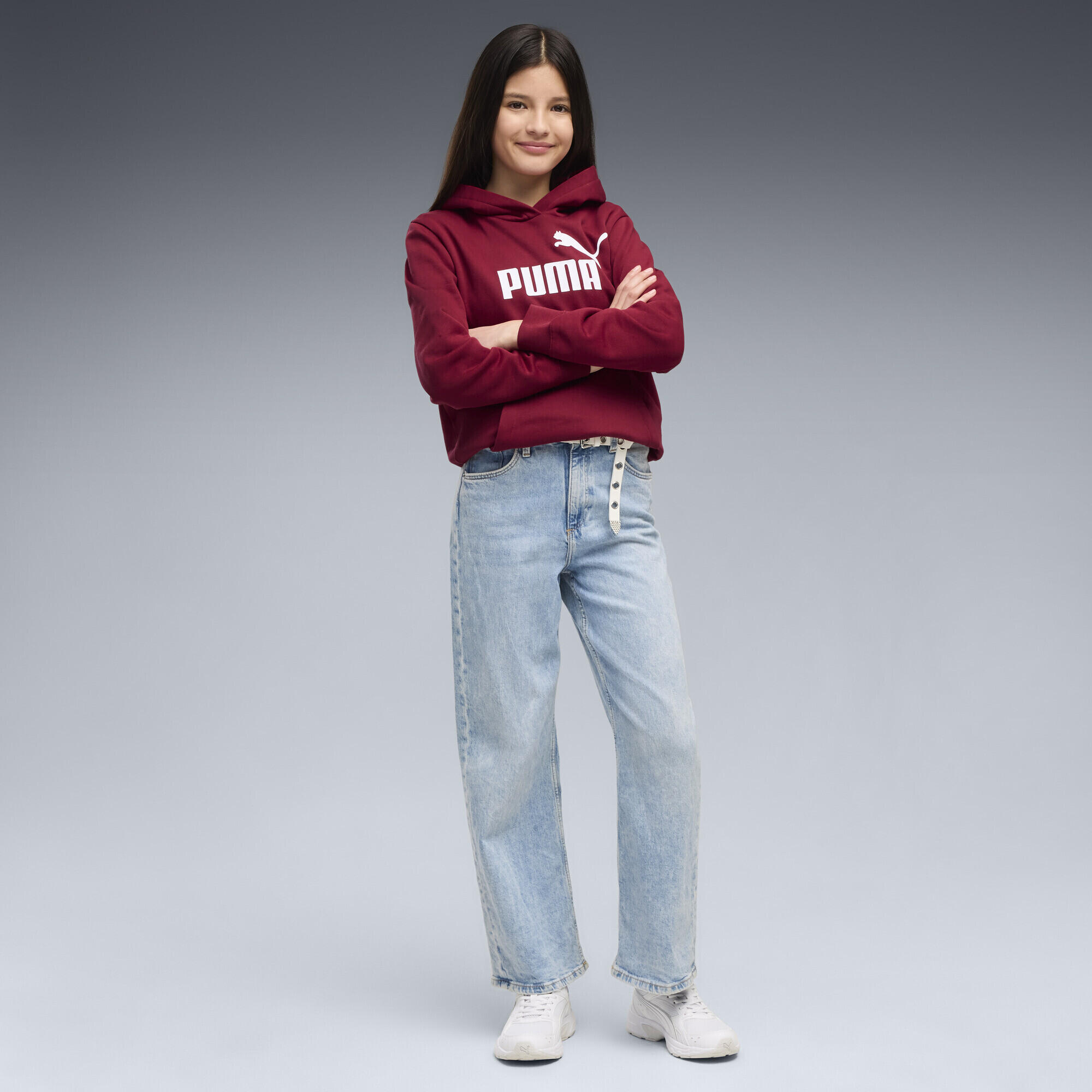 ESS No. 1-logo fleece hoodie voor jongeren PUMA 4/5