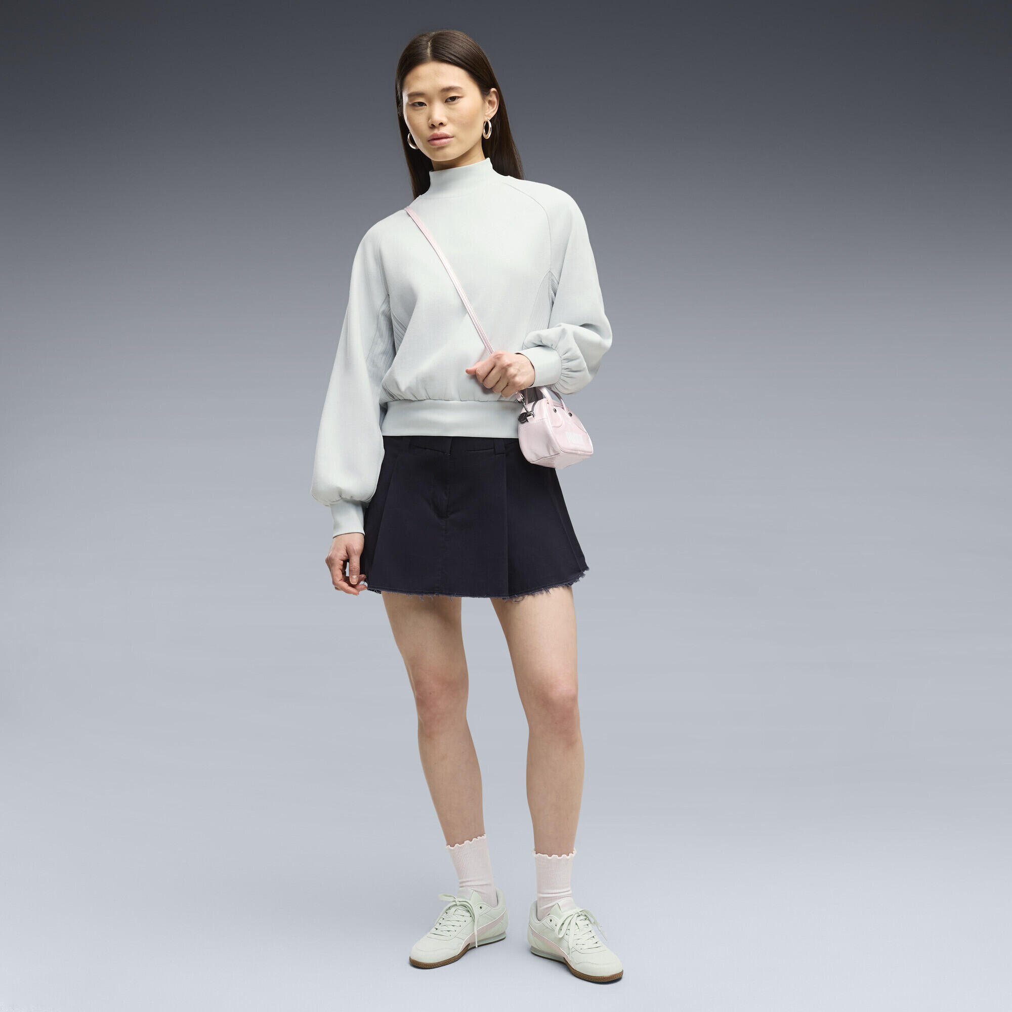 HER Relaxed Crew Sweatshirt mit Stehkragen Damen PUMA 4/5