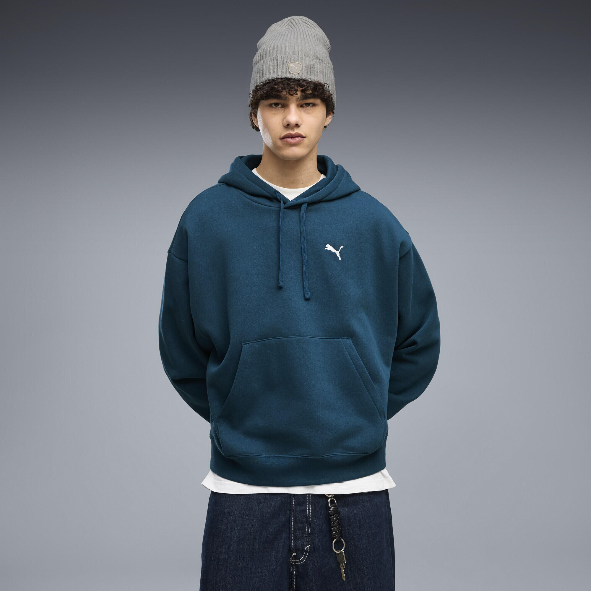 Essentials oversized hoodie voor heren PUMA 2/5