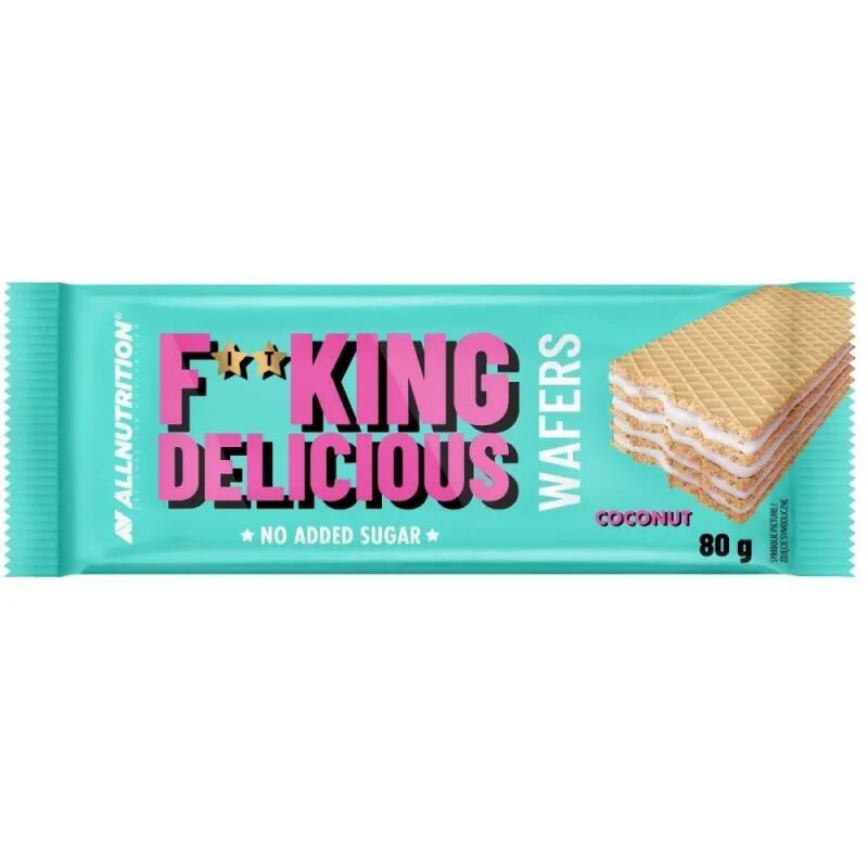 Allnutrition Fitking Delicious Wafers 80g Coconut