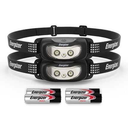 Lot de 2 Lampes Frontales LED Universal+ 100 Lumens, Ultra-Légères et