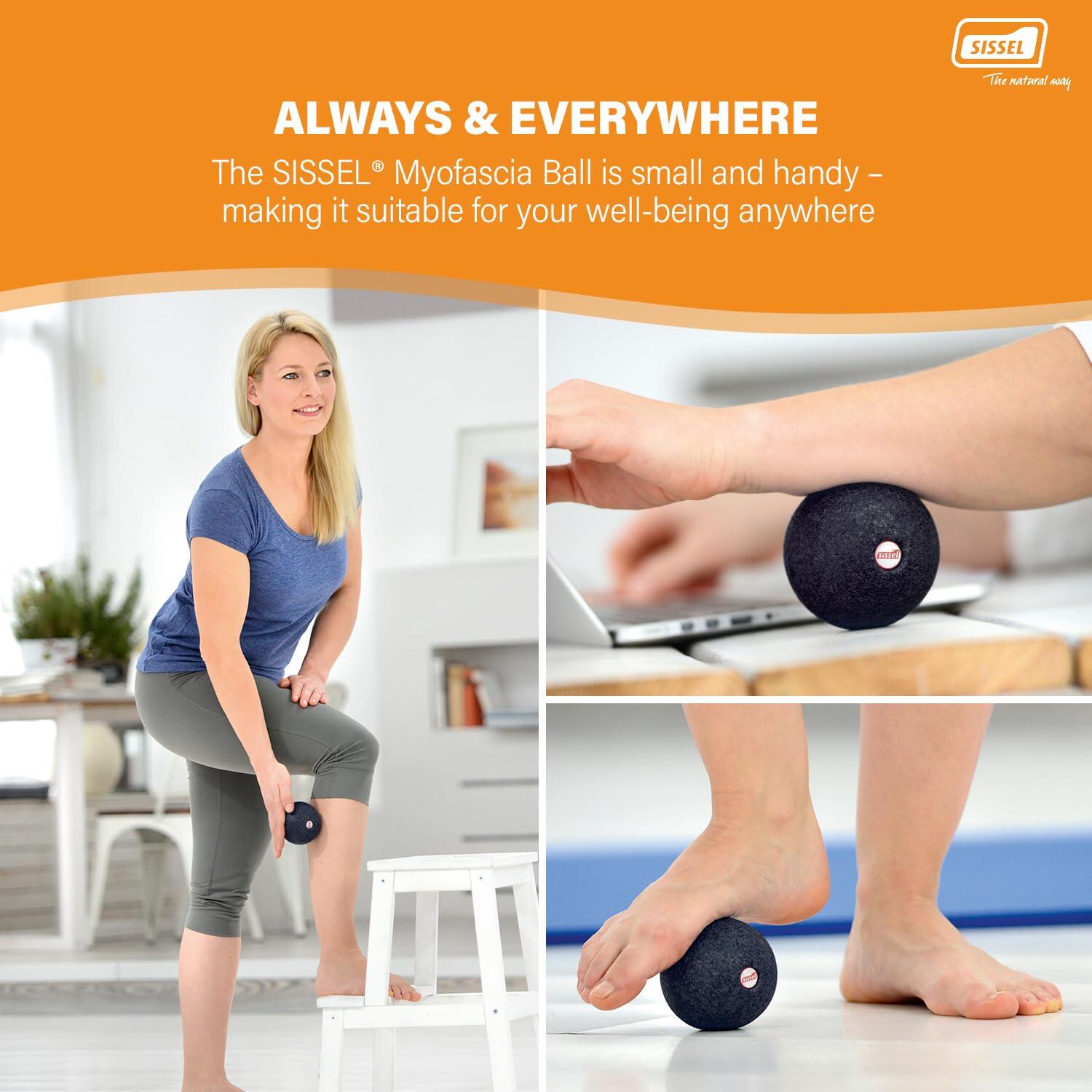 Uni relâchement myofascial env. fascia Ball, noir, diamètre 8 cm 4/7