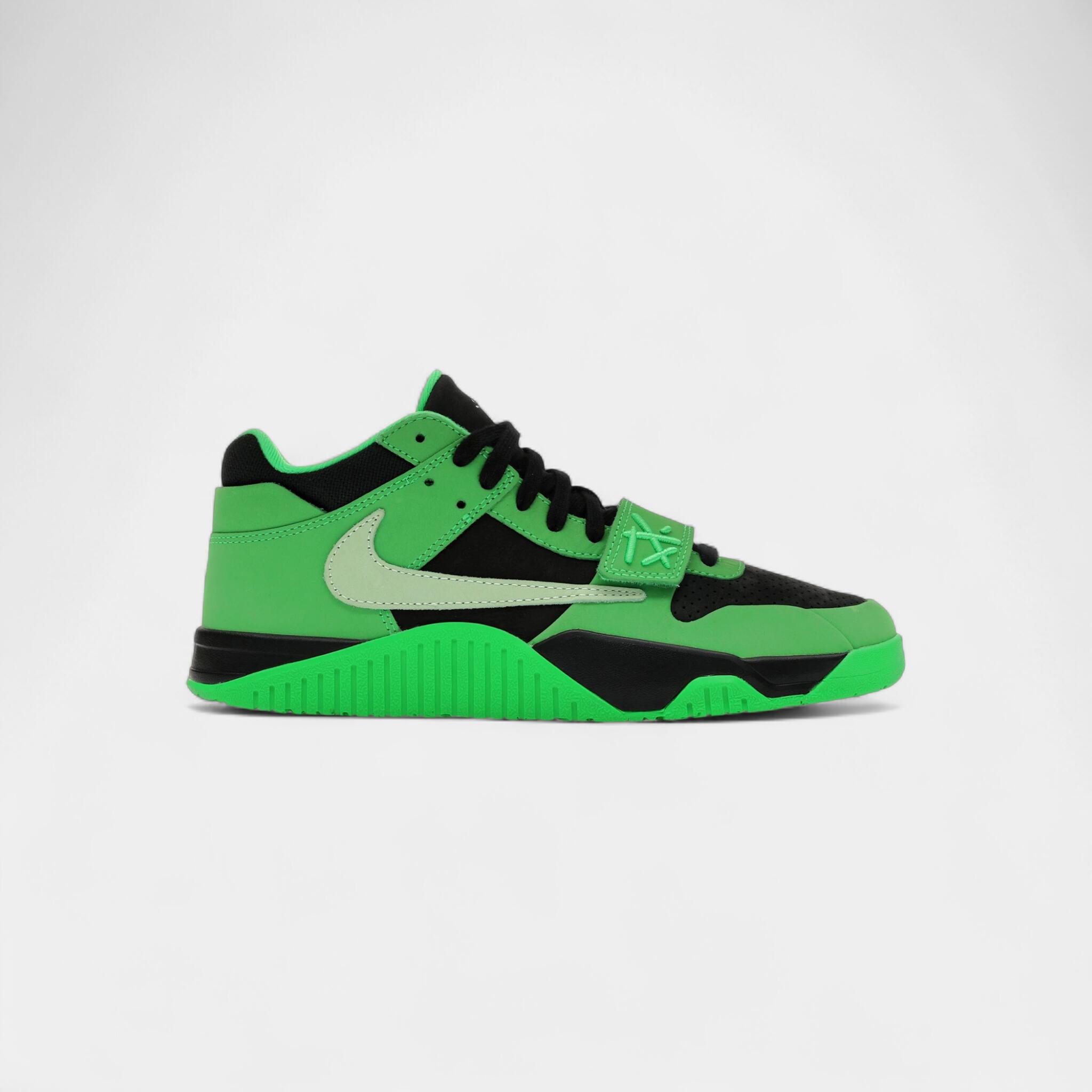 Jordan CJ1 T-Rexx Travis Scott Green Spark 1/4