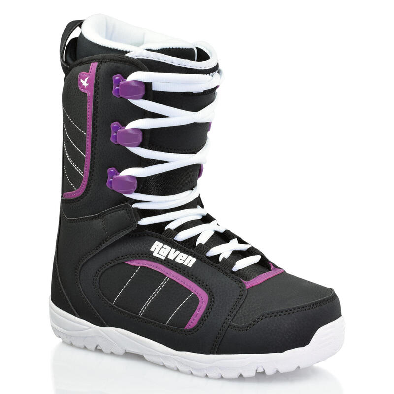 Snowboardschoenen voor dames Diva Zwart/Paars