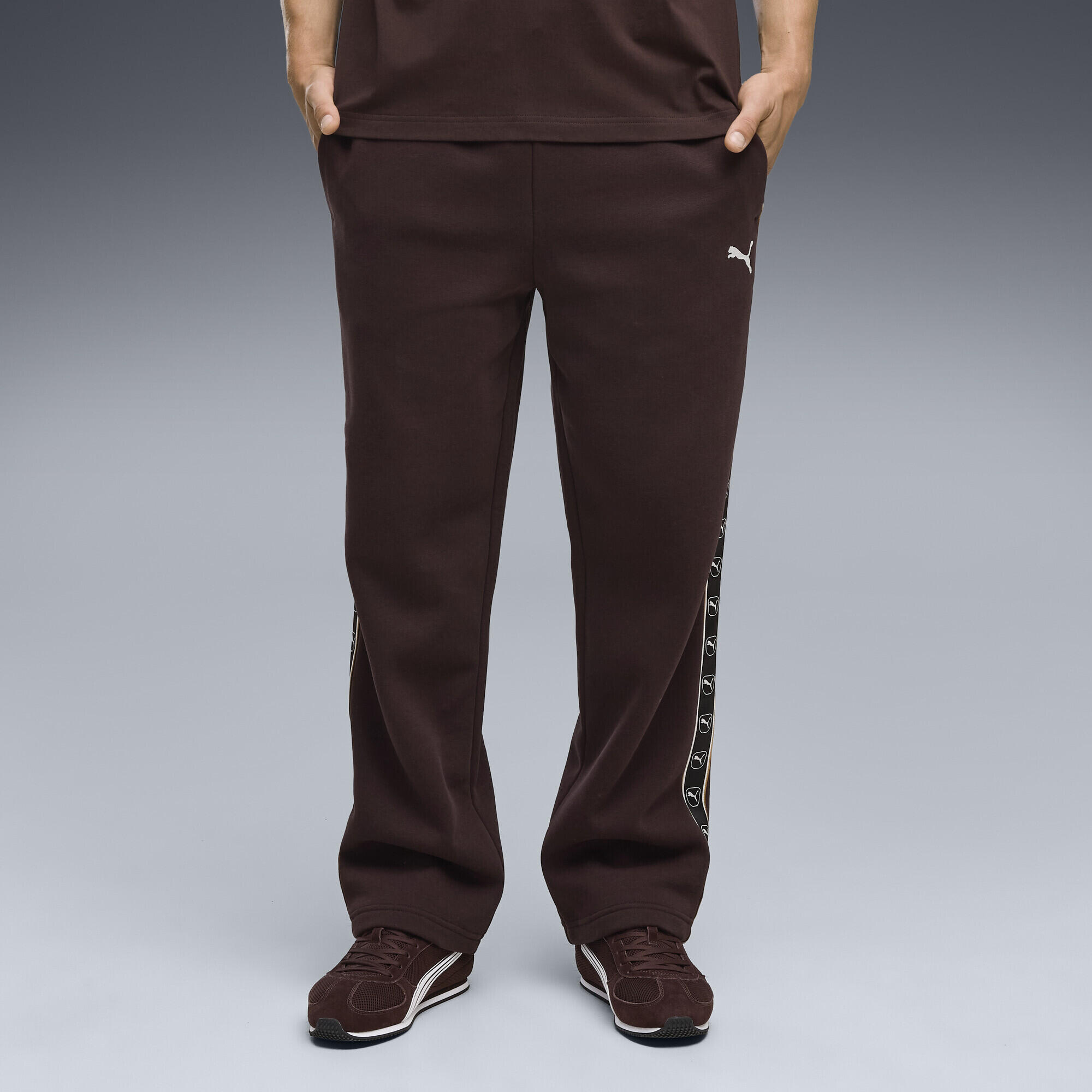 Essentials Elevated Tape relaxte broek voor heren PUMA 4/5