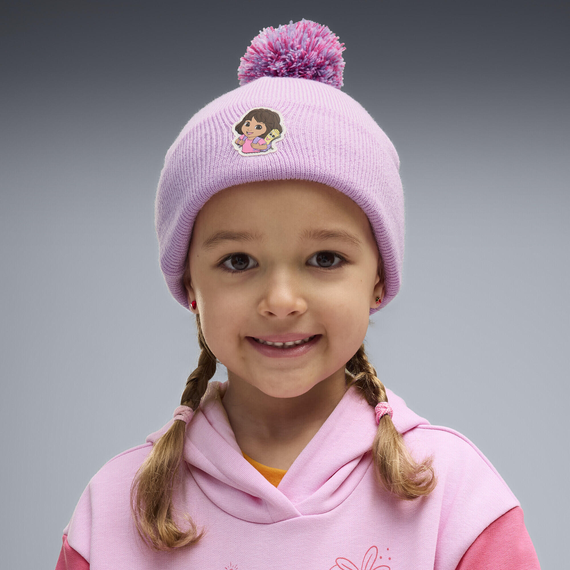 Berretto a corona media con pompon per bambini PUMA x DORA THE EXPLORER PUMA 2/4