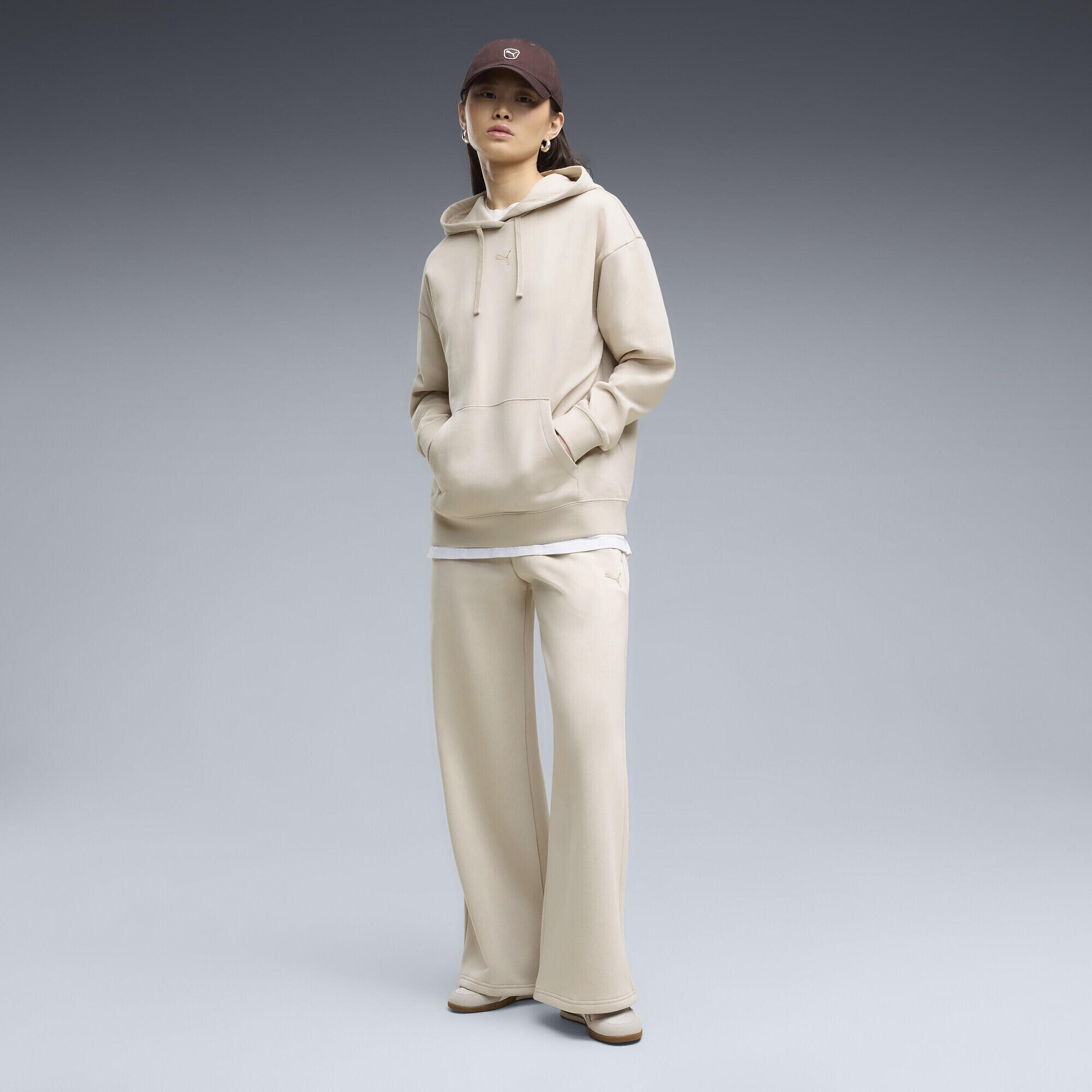 Felpa con cappuccio in pile Essentials dal taglio morbido da donna PUMA 4/5
