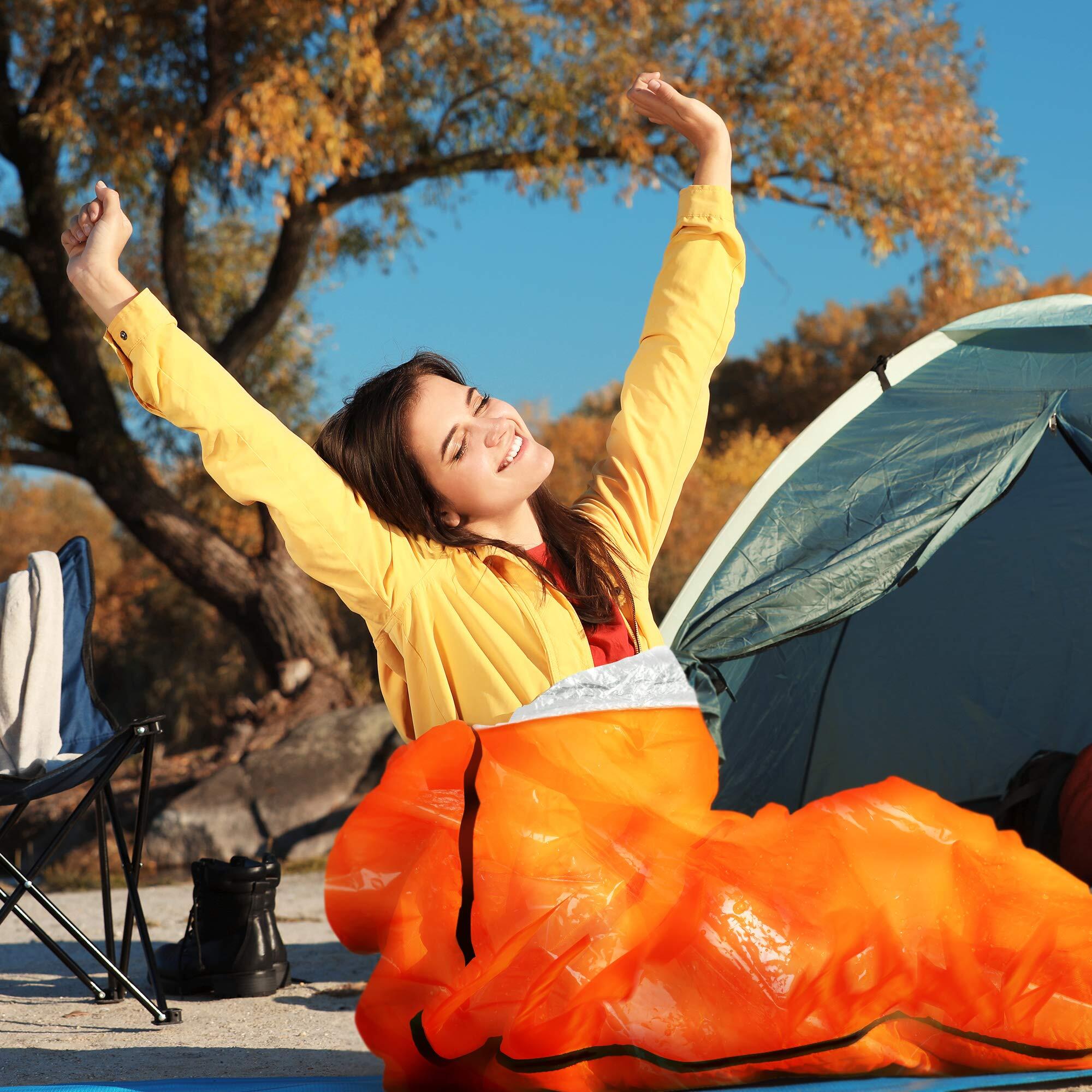 5 Sac de Couchage de Survie Premium, Bivvy, Couverture Thermique de Survie 3/7