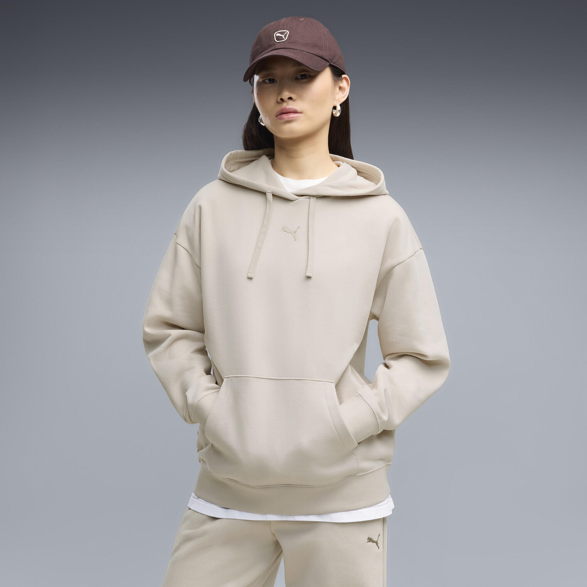 Felpa con cappuccio in pile Essentials dal taglio morbido da donna PUMA 2/5