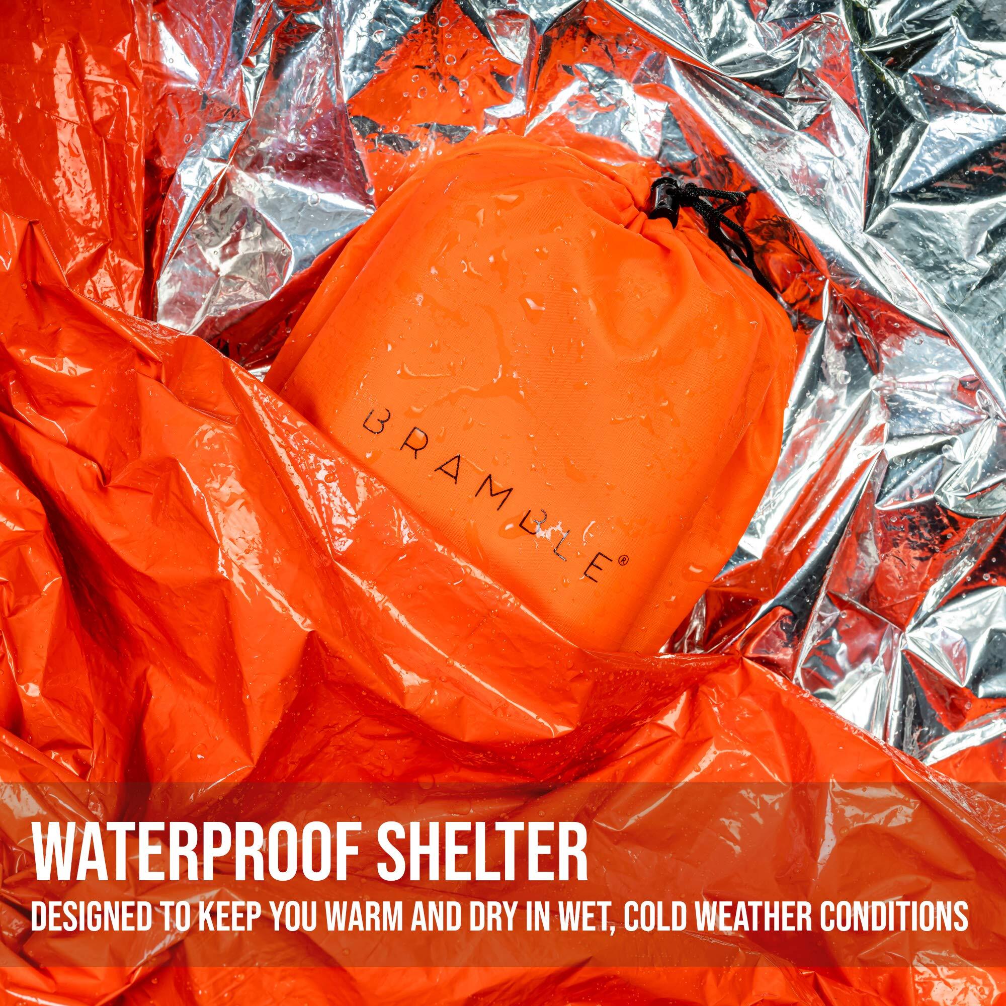 5 Sac de Couchage de Survie Premium, Bivvy, Couverture Thermique de Survie 2/7