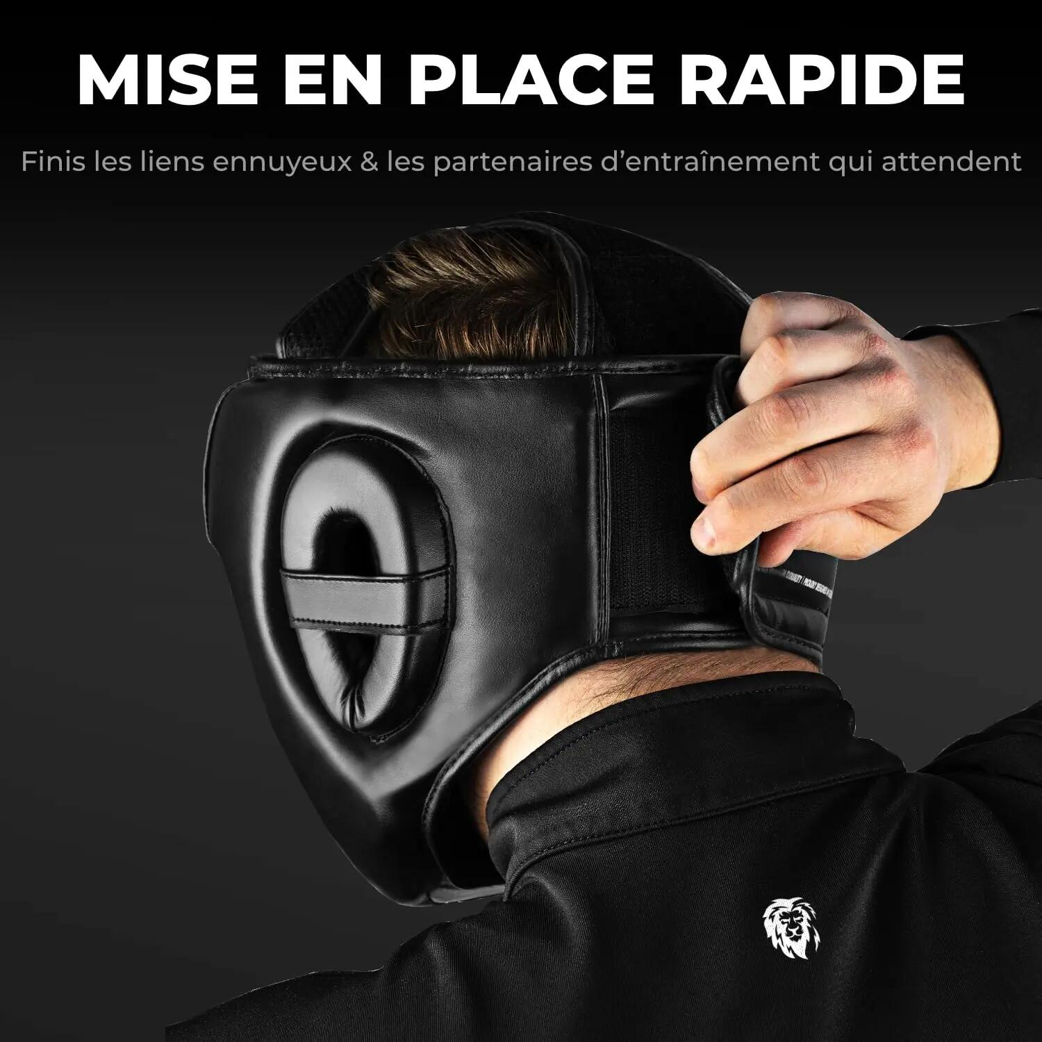 Casque de Boxe pour Sparring |Taille réglable pour la Boxe, Le MMA, Le Muay 5/6