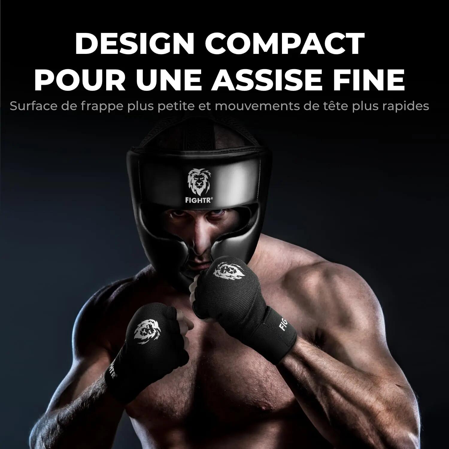 Casque de Boxe pour Sparring |Taille réglable pour la Boxe, Le MMA, Le Muay 3/6