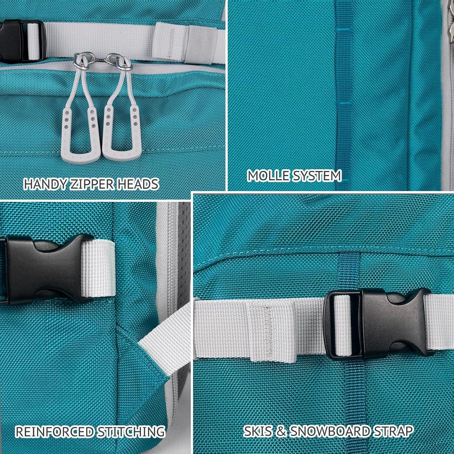 Sac à Dos pour Chaussures de Ski, 70L Grande Capacité Sac à Chaussures de 6/6