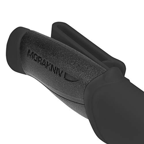 Companion noit Couteau fixe Mixte Adulte, Manche Caoutchouc Noir 3/7