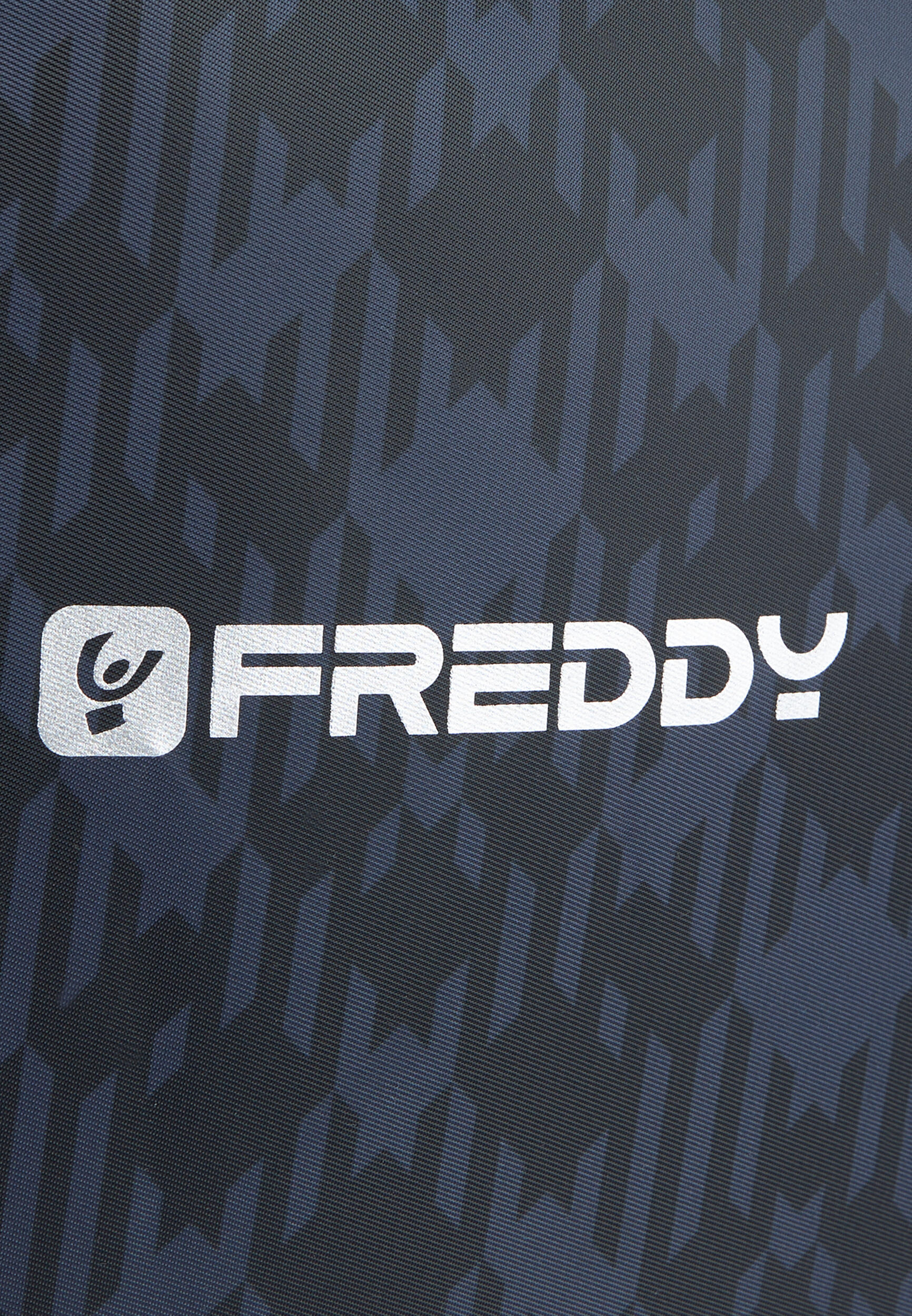 Sac shopping motif écossais en polyester avec fermeture à glissière et logo FRED 2/2