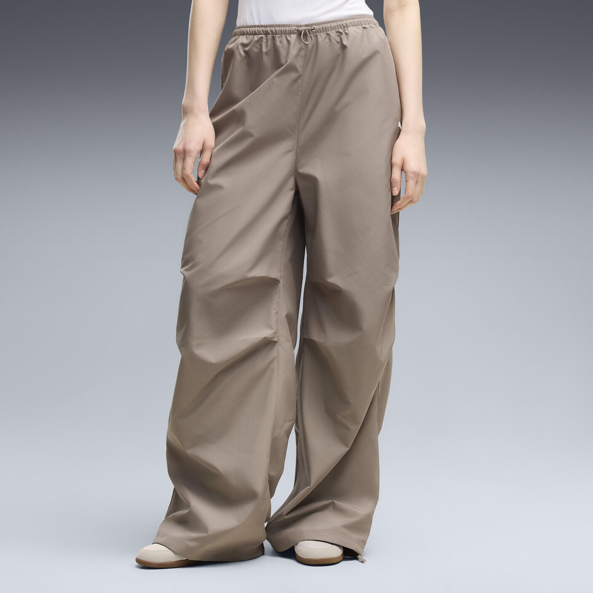 Wardrobe Essentials geweven parachutebroek voor dames PUMA 4/5
