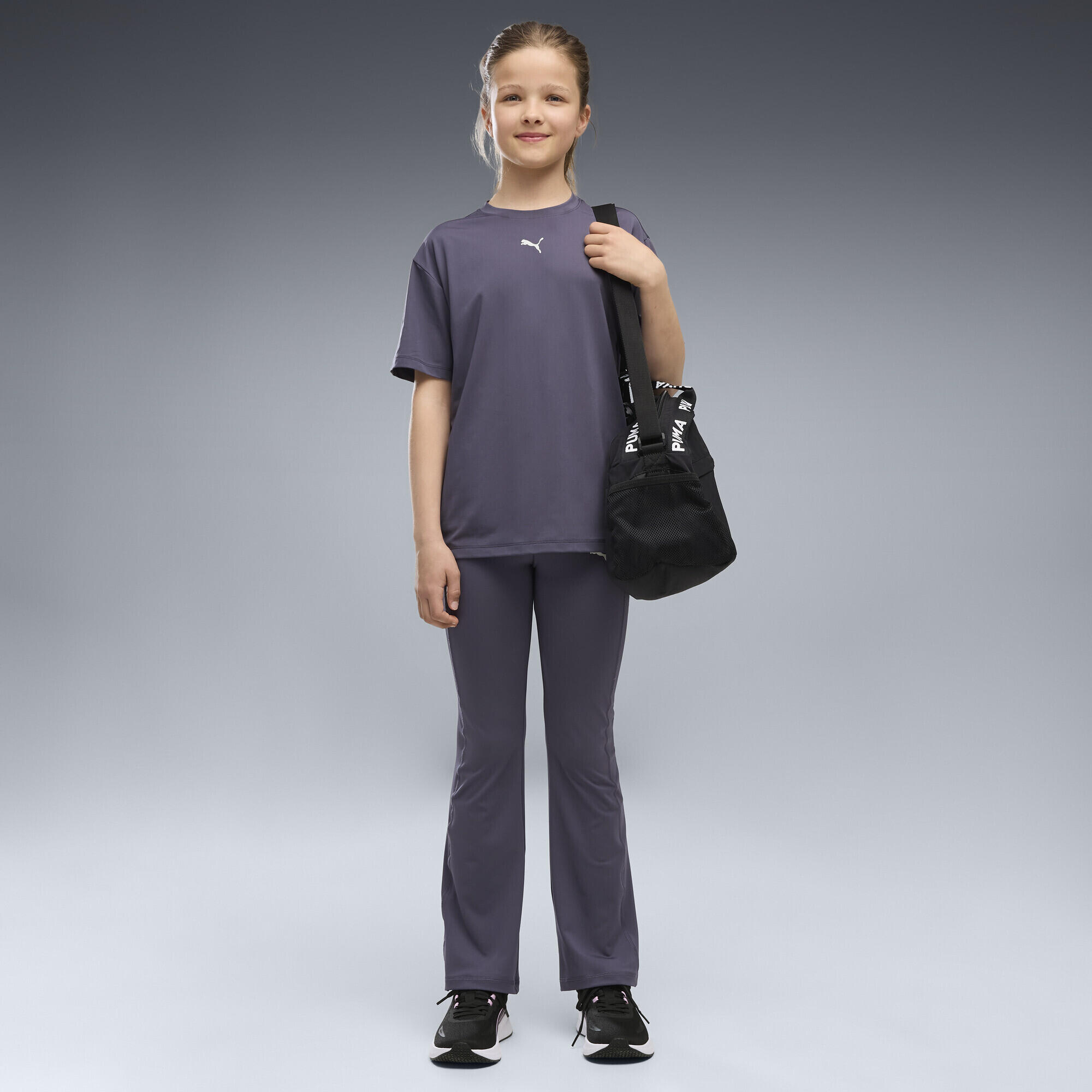Tricou fitness copii Drycell, croială lejeră Train All Day Ess, roz PUMA 4/5