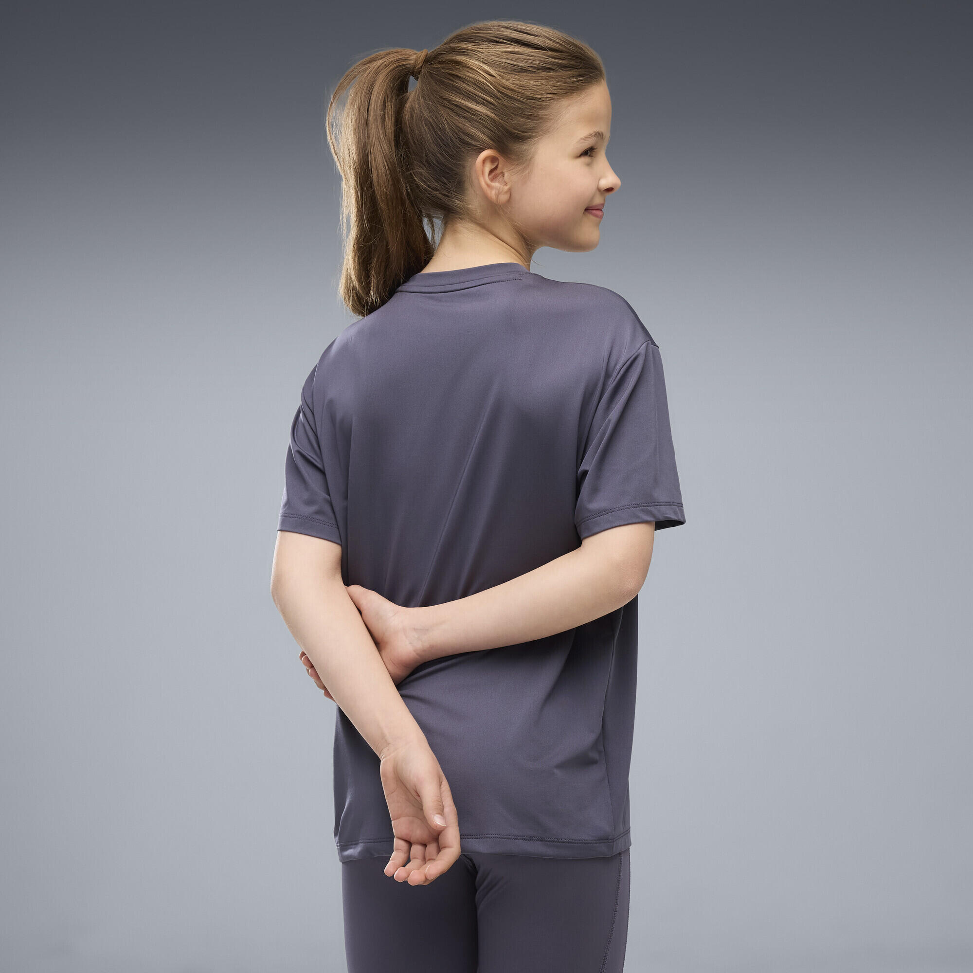 Tricou fitness copii Drycell, croială lejeră Train All Day Ess, roz PUMA 3/5