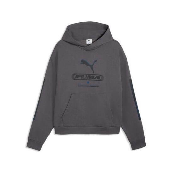 PUMA Sport Boxy Graphic fleece hoodie voor heren PUMA