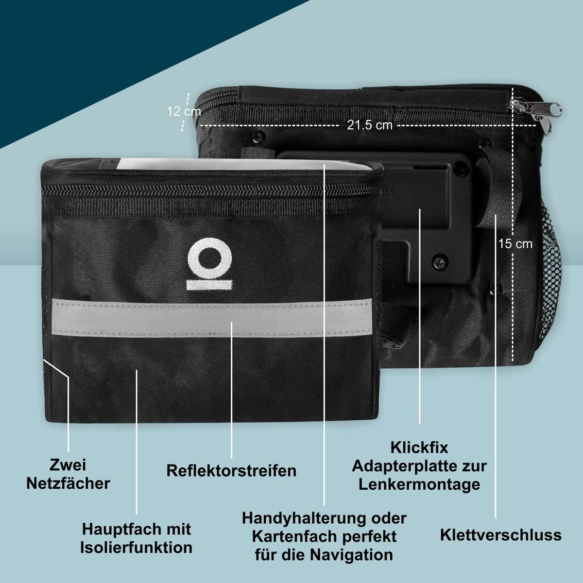 Pulp Sacoche de Guidon – Volume 3,5 l – Poche de vélo Hydrofuge/Poche 2/6