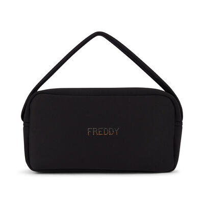 Borsa a spalla in neoprene con logo FREDDY in strass