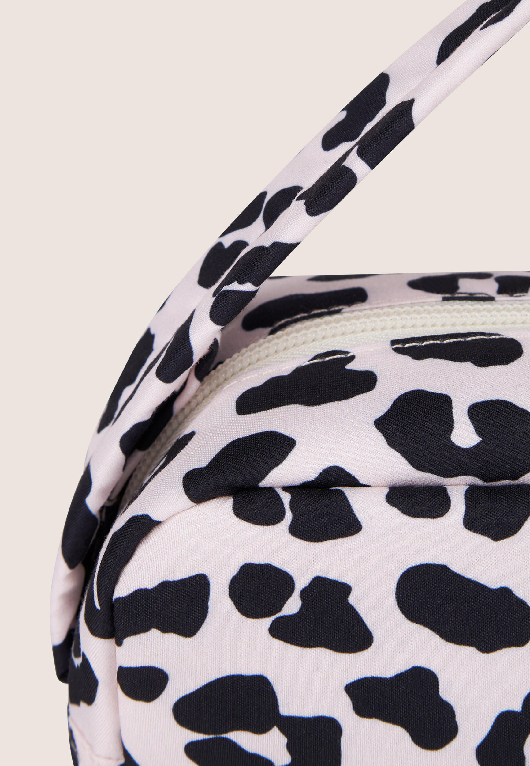 Borsa a spalla leopardata in poliestere con logo FREDDY 3/3