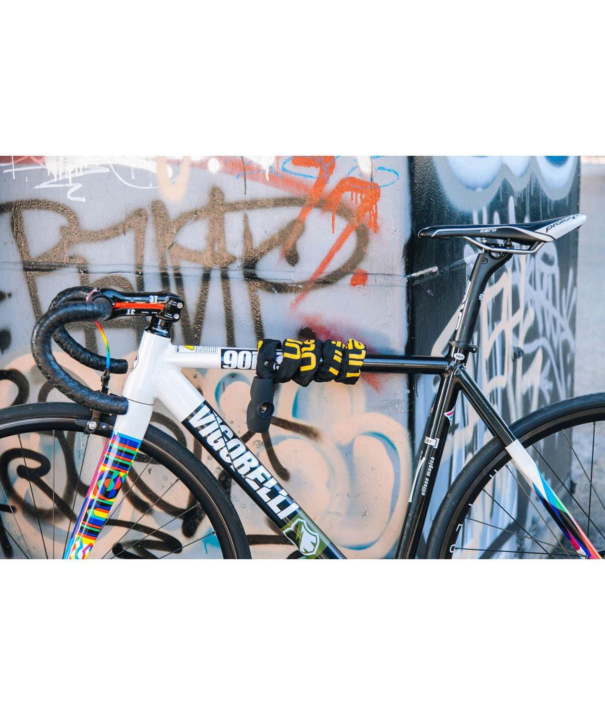 Antivol Vélo Sécurité Scooter Moto Trottinette Haute Sécurité Clé Chaîne 7mm 7/7
