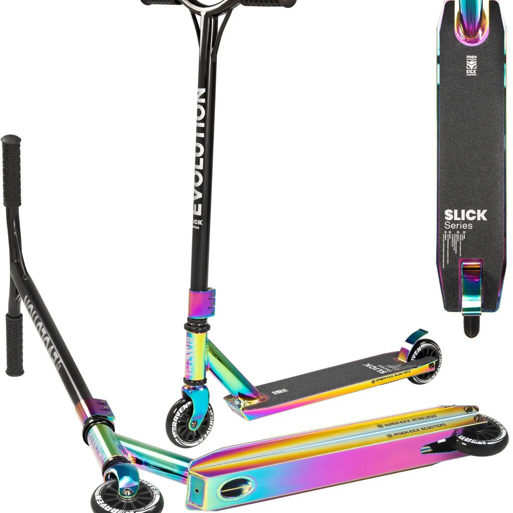 Фрийстайл тротинетка Raven Evolution Slick Neo Chrome 100mm