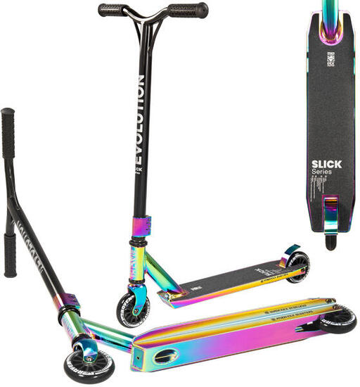 Trottinette Freestyle Slick Neo Chrome 100mm Raven