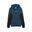 Pulover alergare bărbați cu glugă Essentials Colourblock, negru și gri PUMA