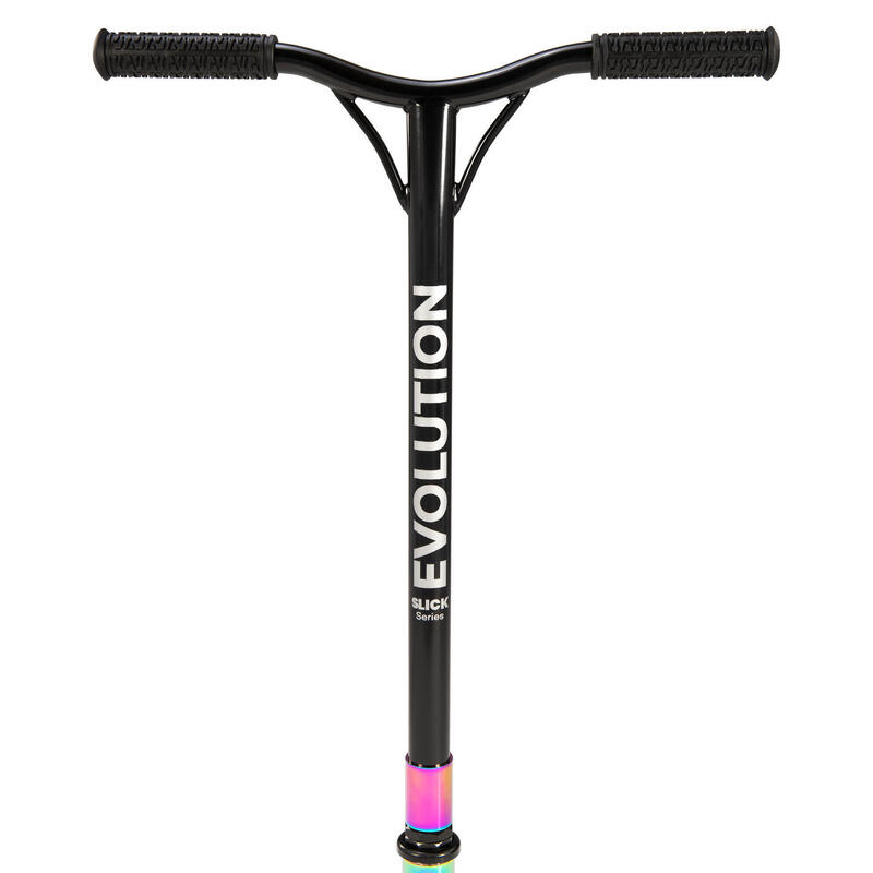 Scooter de altas prestaciones Raven Evolution Slick Negro/Neo Chrome