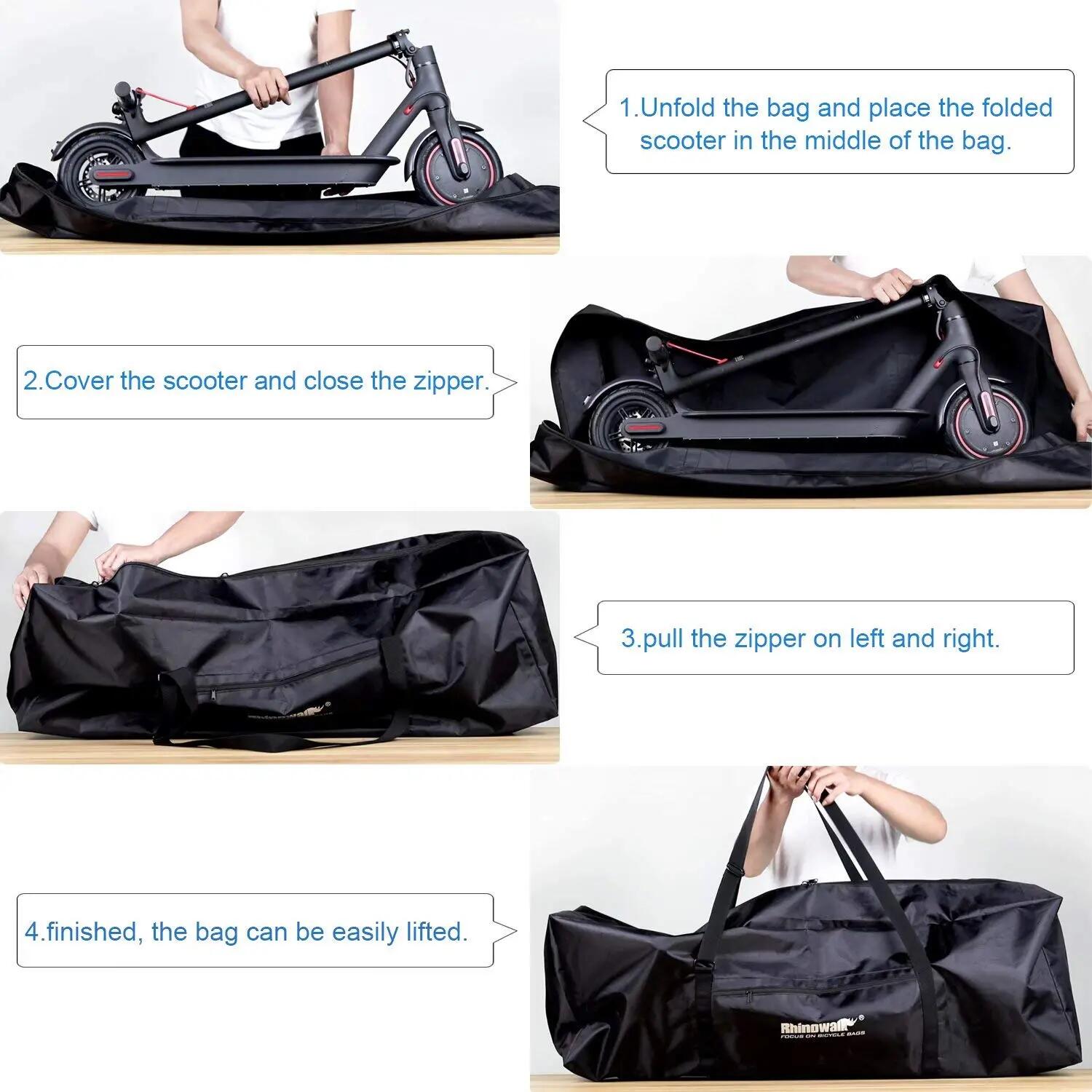 Sac de Transport Pliable pour Scooter électrique Xiaomi Mijia M365 étanche et 4/6