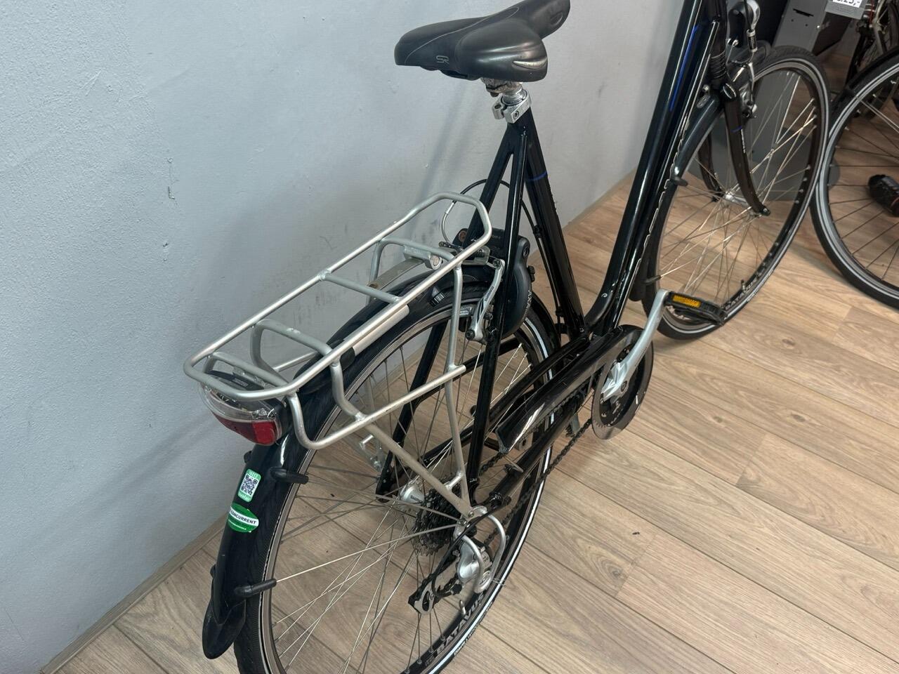 Batavus Comanche 24, Shimano Alivio back shifter, blauw 3/7