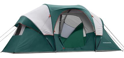HIKERGARDEN Tente de Camping pour 10 Personnes – Tente familiale Portable