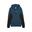 Pulover alergare bărbați cu glugă Essentials Colourblock, negru și gri PUMA