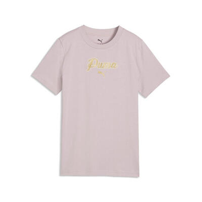 Essentials glitter-t-shirt met opschrift voor jongeren puma