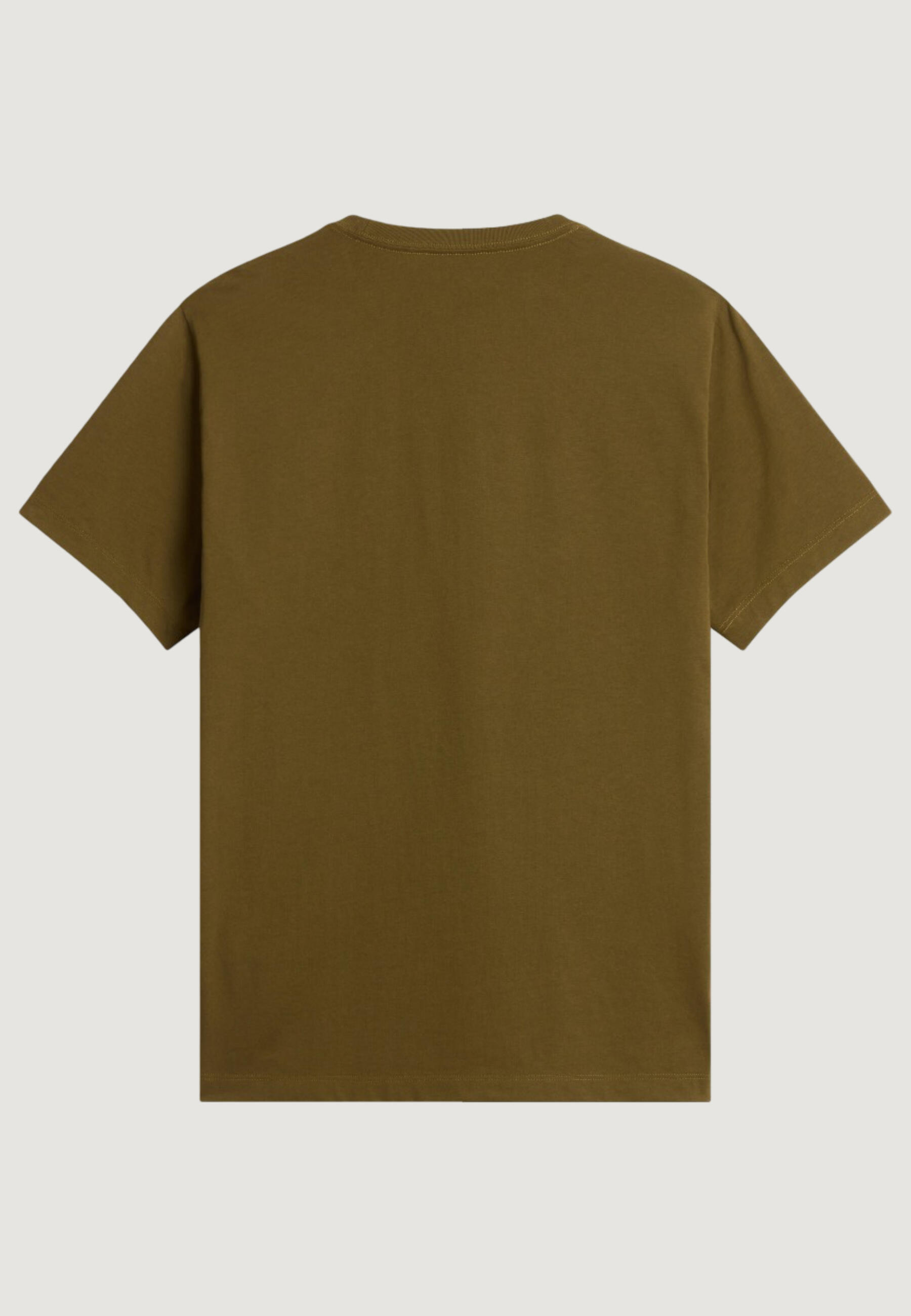 t-shirt crop top M EVOLUTION SIMPLE DOME REGULAR SHORT SL HOMME olive verte 5/5