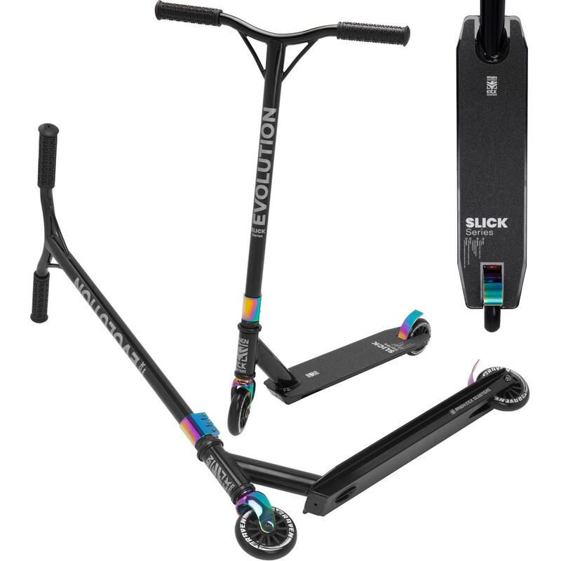 Performance Scooter Evolution Slick Schwarz/Neo Chrom