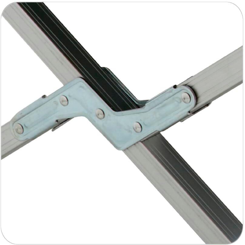 C.A.O. - Lit de Camp Repliable Aluminium en Cadre Aluminium + Pieds Acier + 3/5