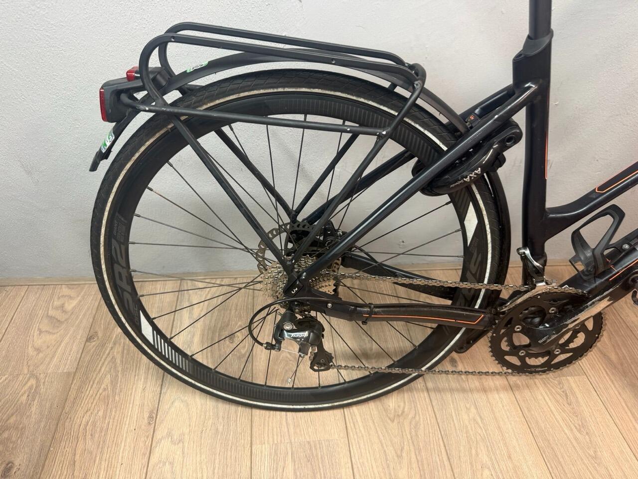 Liv trekking/hybride bike, zwart 4/7