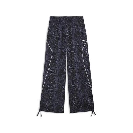 PUMA Sport Relaxed Animal Printed Wide Leg Hose Damen PUMA