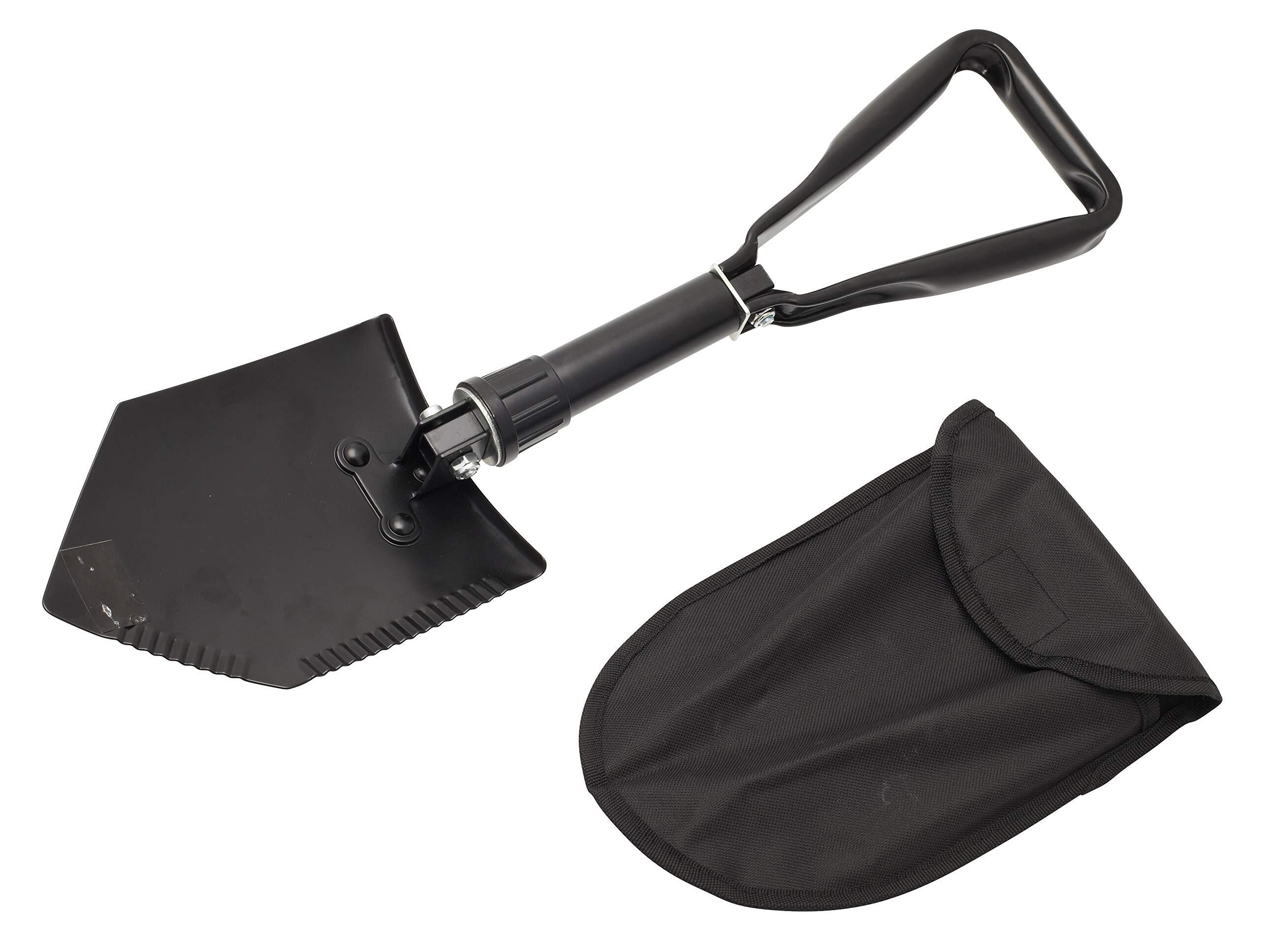 C.A.O. - Mini Pelle - pioche Pliante - pic en Acier - Couleur Noir - Longueur 6/7