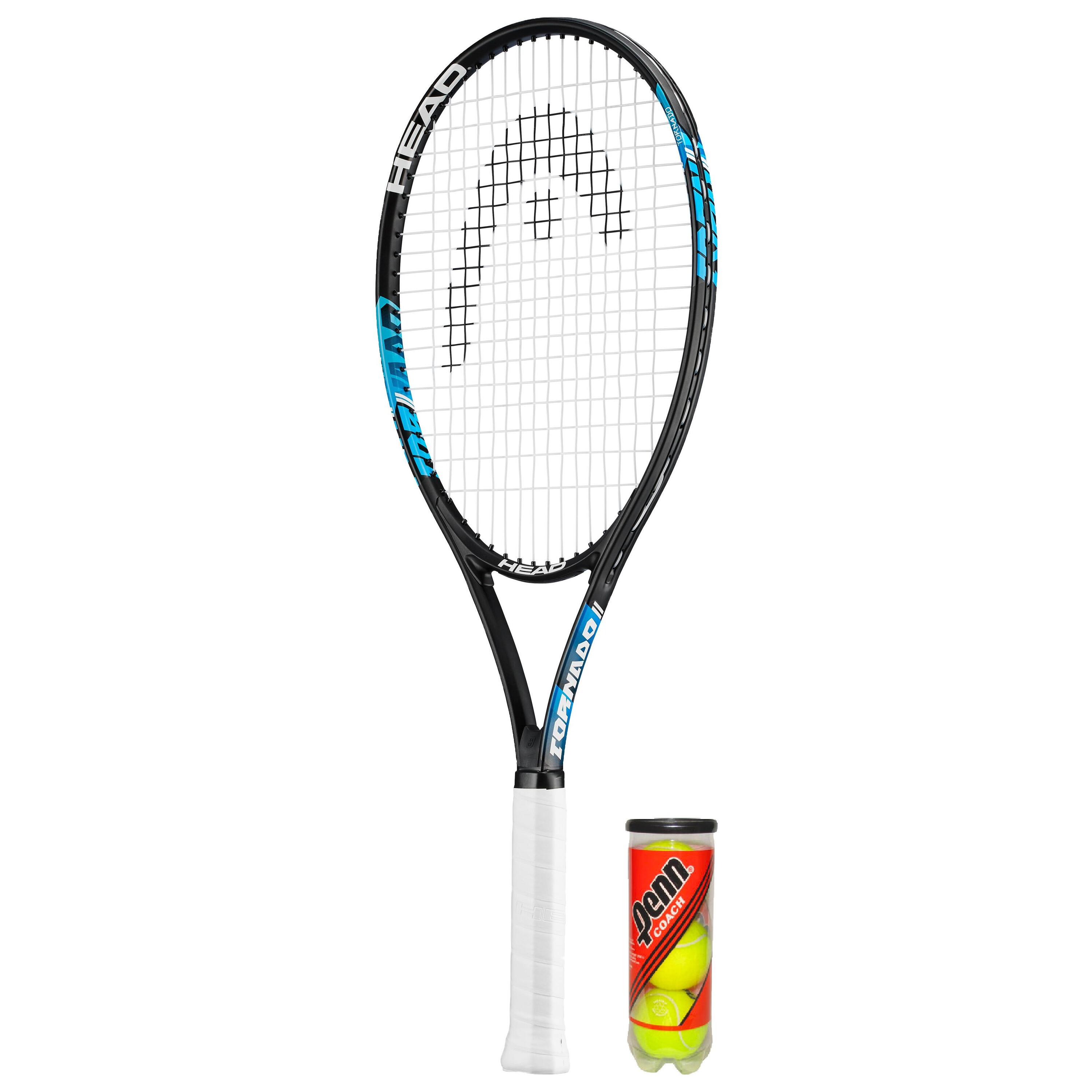 HEAD Ti Tornado Titanium Tennis Racket, Protective Cover & 3 Tennis Balls 1/1