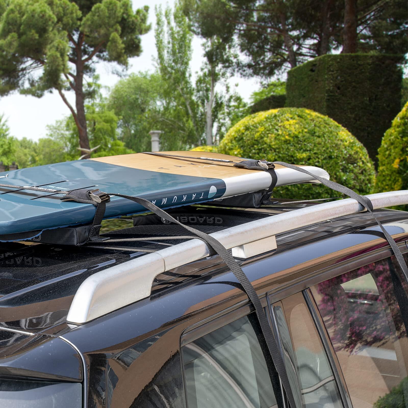 Lot de 2 Sangles de Tension Sangle Arrimage pour Planche de Surf, Kayak 5/5