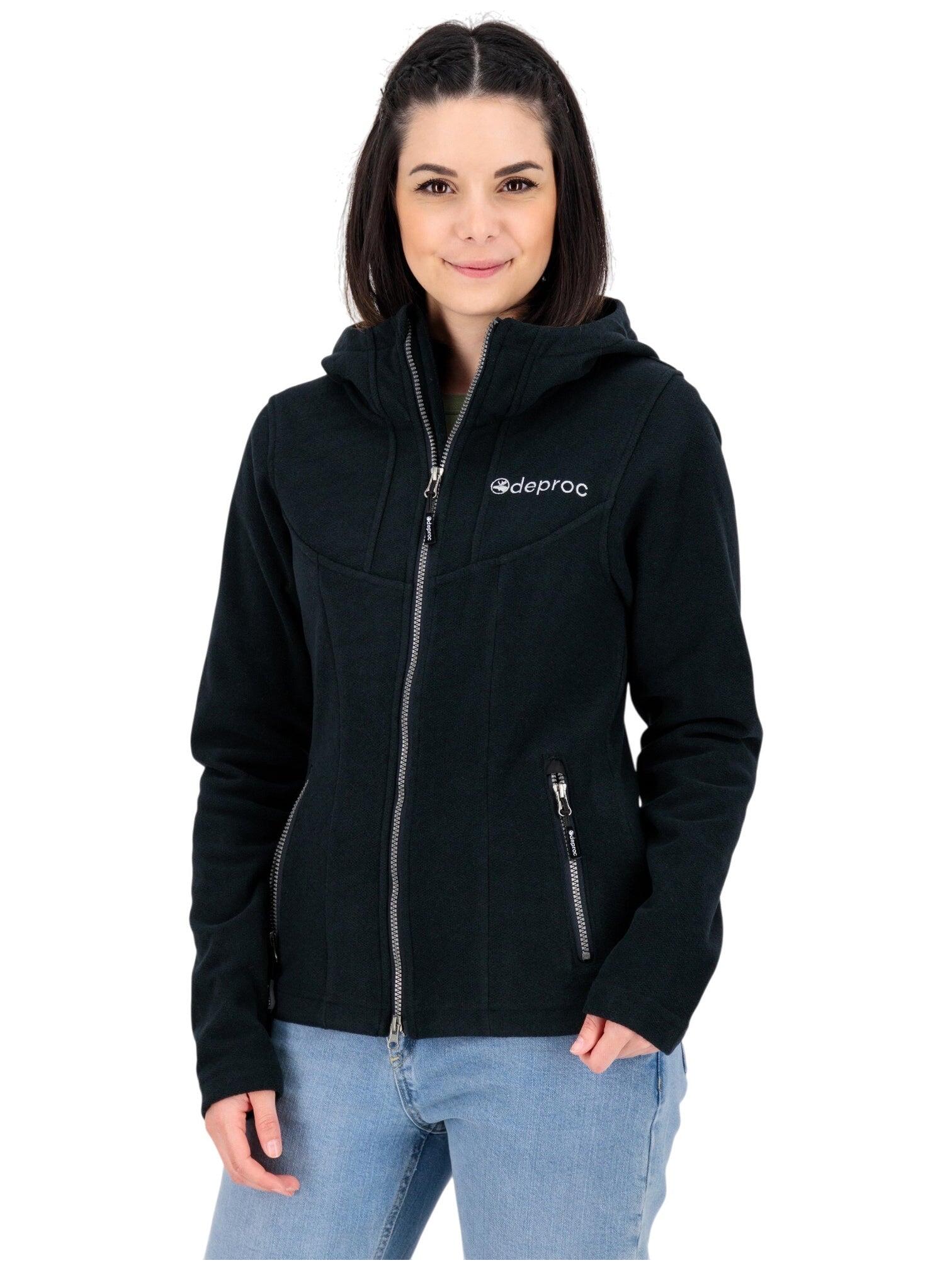 Damen - Strickfleecejacke - mit Kapuze, Melange-Optik - GLORY MAY 5/5