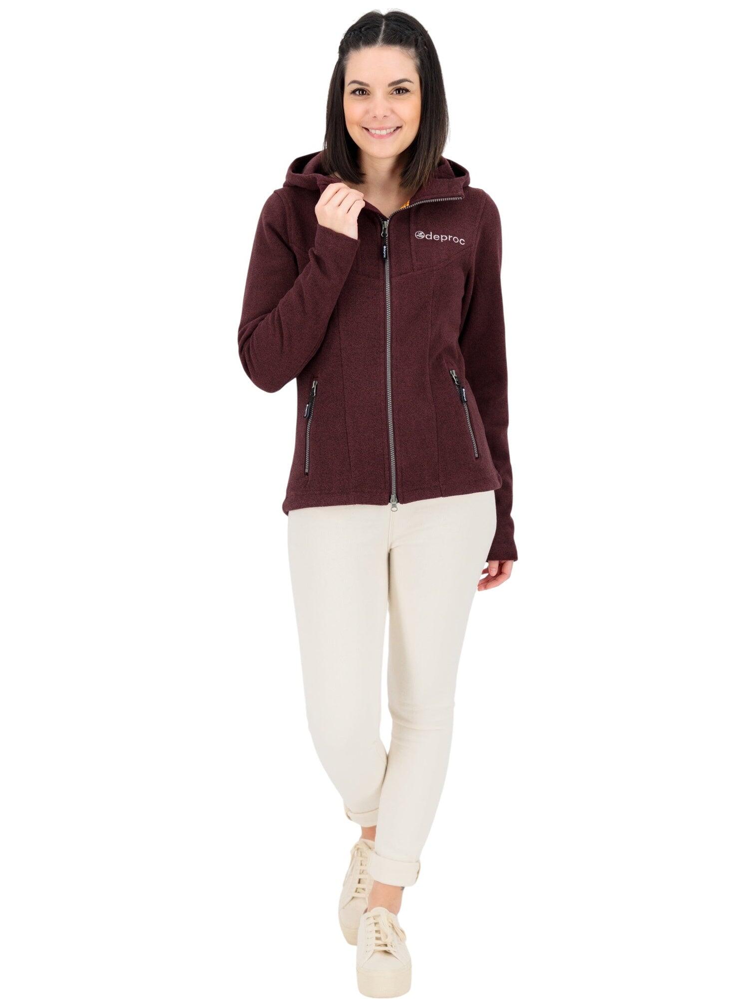 Damen - Naturwandern - Fleecejacke - warm, Kapuze - GLORY MAY 4/5
