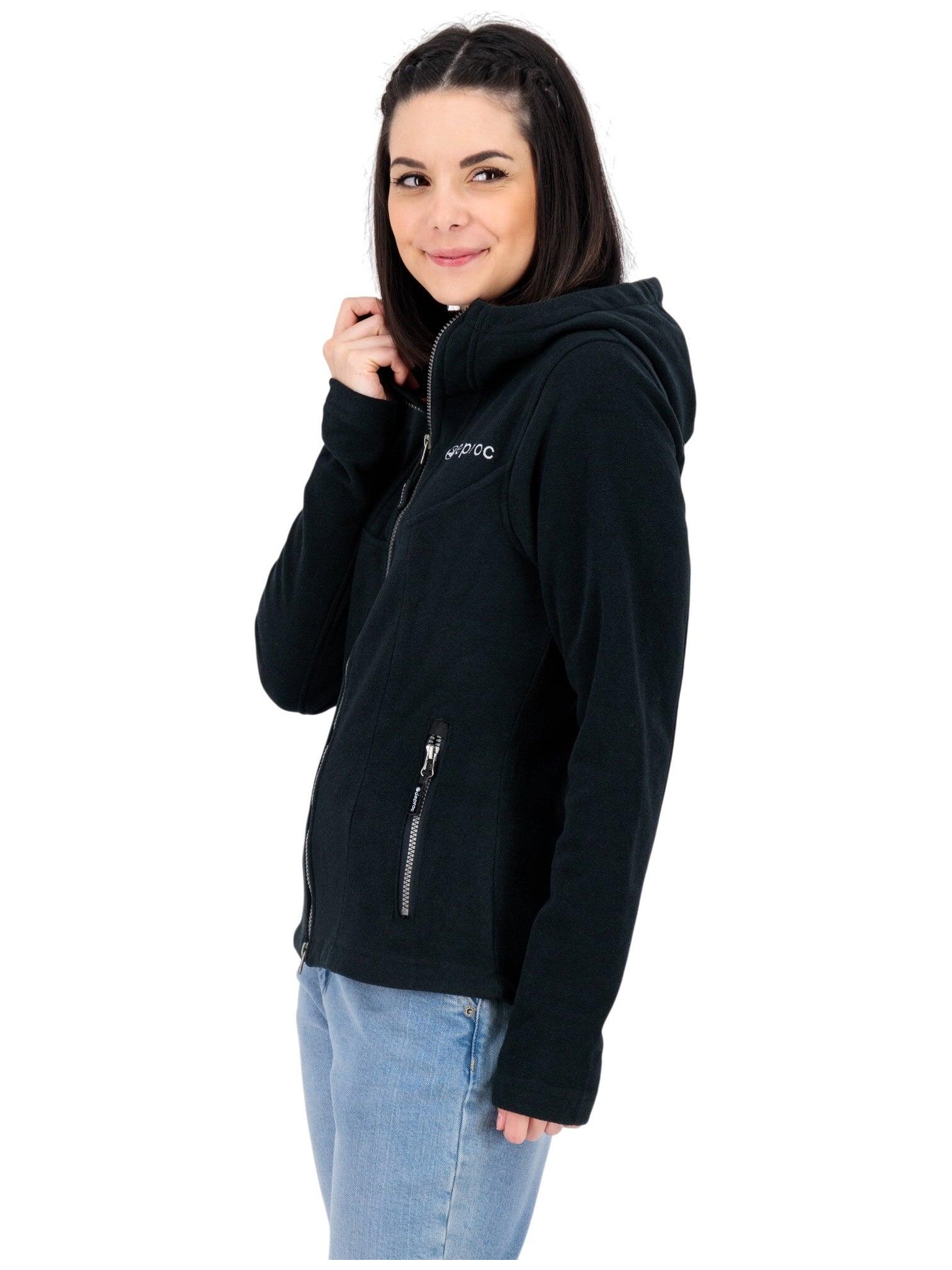 Damen - Naturwandern - Fleecejacke - warm, Kapuze - GLORY MAY 2/5