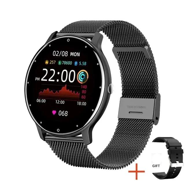 Ladies Smart Watch Touch Screen Bluetooth Call Waterproof Fitness Tracker
