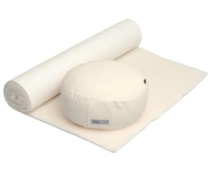 Yoga-Set Comfort Edition - Meditation natur 75 x 180 cm