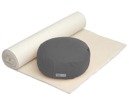Yoga-Set Comfort Edition - Meditation natur 75 x 180 cm